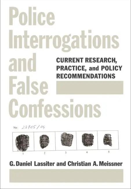 Cover of Police Interrogations and False Confessions