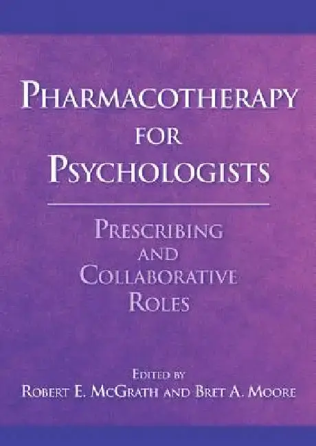 Cover of Pharmacotherapy for Psychologists