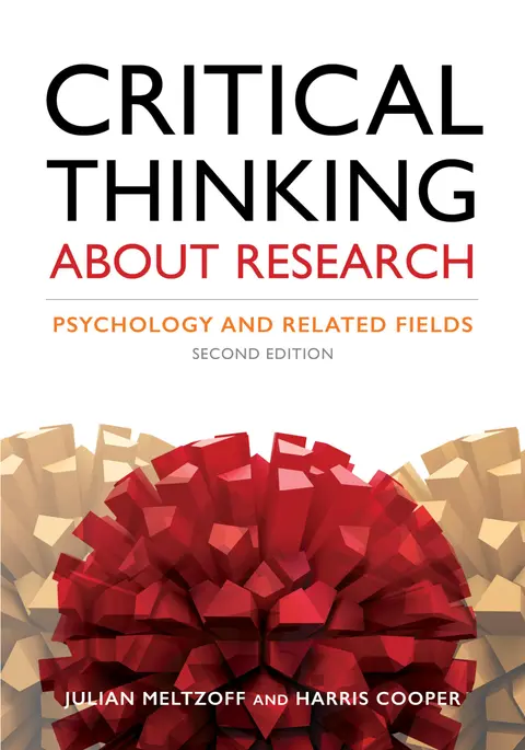 Cover of Critical Thinking About Research
