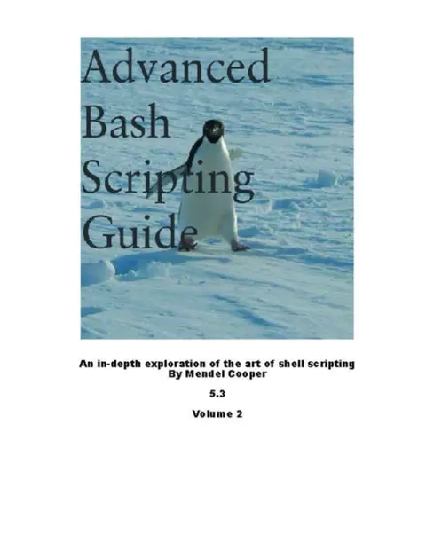 Cover of Advanced Bash Scripting Guide 5.3 Volume 2