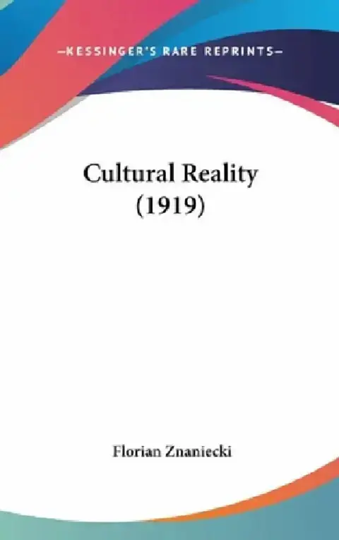 Cover of Cultural Reality (1919)