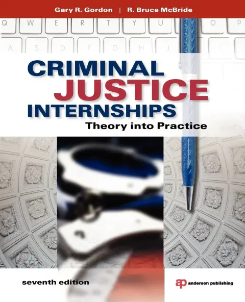 Cover of Criminal Justice Internships