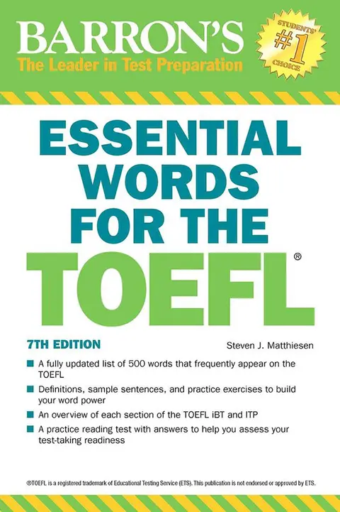 Cover of Essential Words for the Toefl