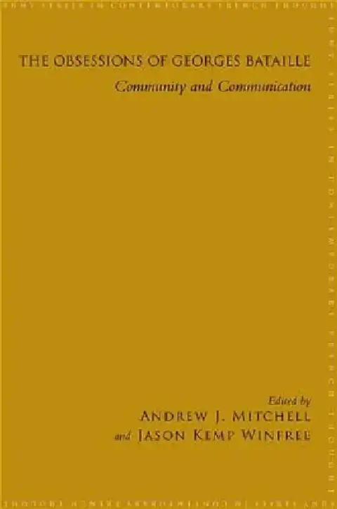 Cover of The Obsessions of Georges Bataille