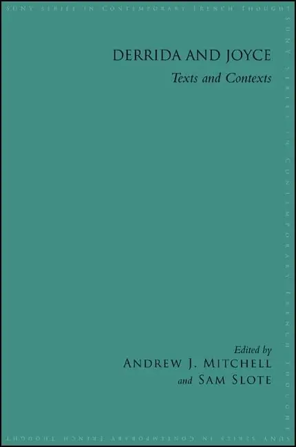 Cover of Derrida and Joyce