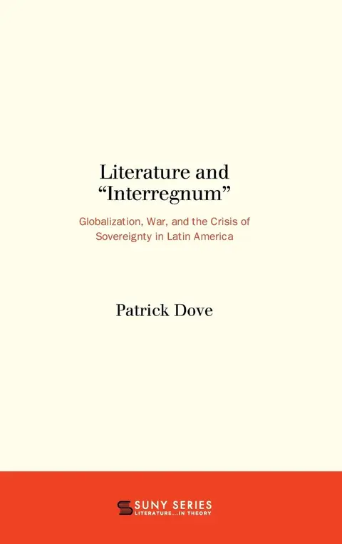 Cover of Literature and "Interregnum"