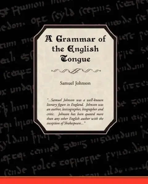 Cover of A Grammar of the English Tongue