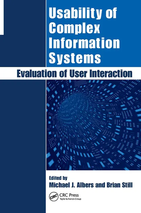 Cover of Usability of Complex Information Systems