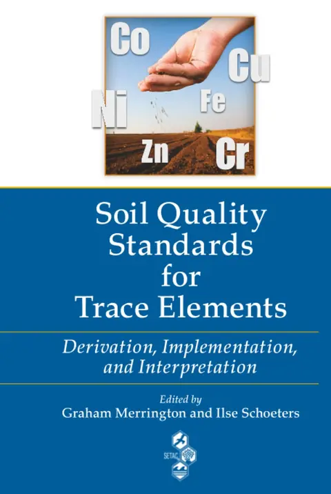 Cover of Soil Quality Standards for Trace Elements