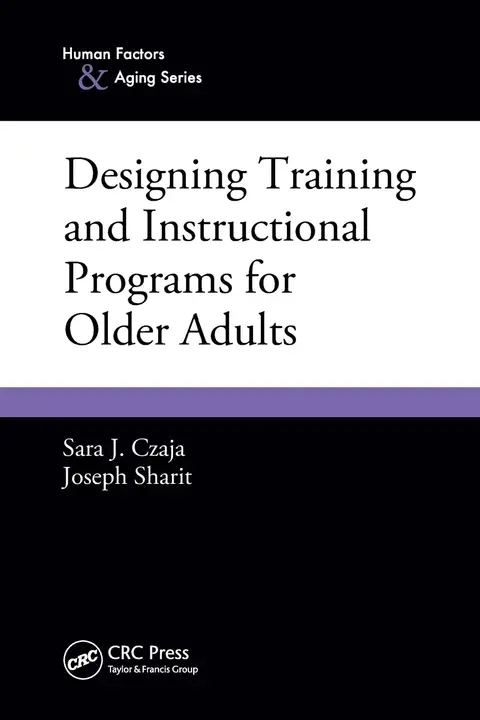 Cover of Designing Training and Instructional Programs for Older Adults