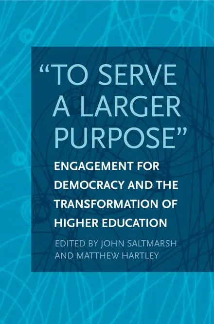 Cover of To Serve a Larger Purpose
