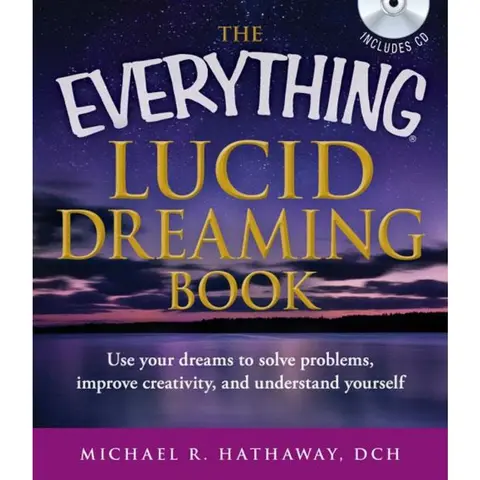 Cover of The Everything Lucid Dreaming Book with CD