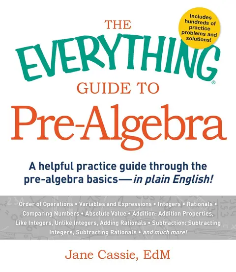 Cover of The Everything Guide to Pre-Algebra