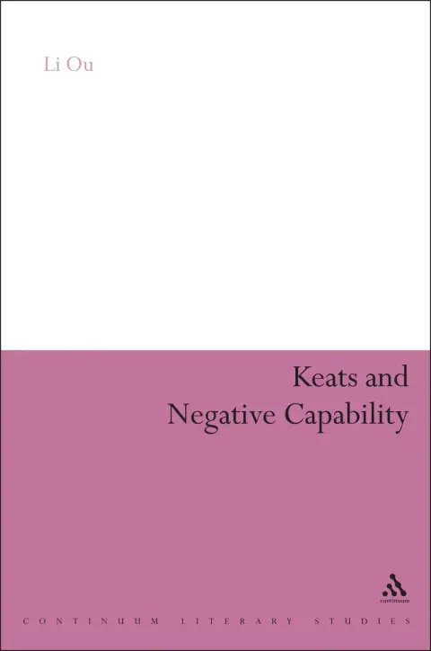 Cover of Keats and Negative Capability