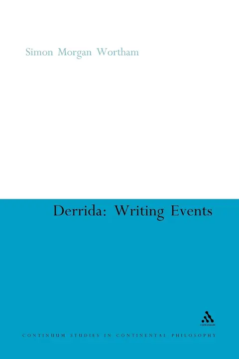 Cover of Derrida