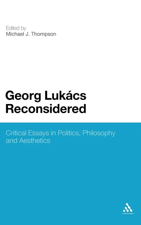 Cover of Georg Lukacs Reconsidered