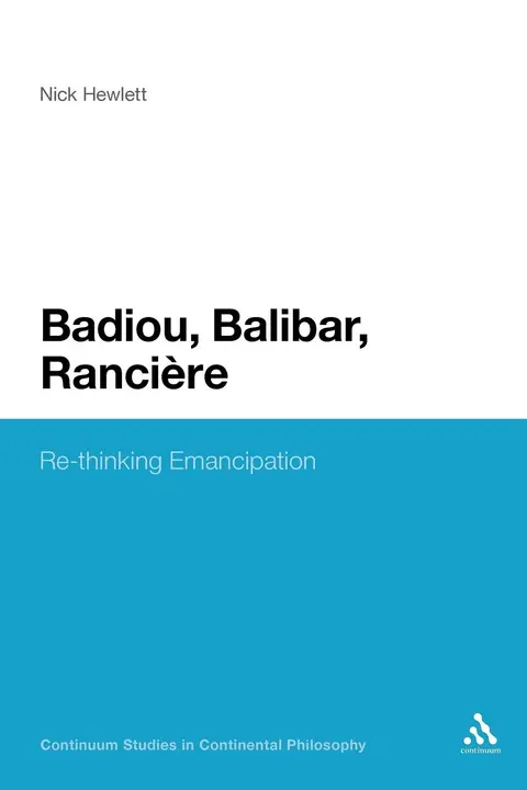 Cover of Badiou, Balibar, Ranciere