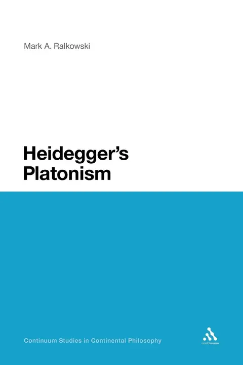 Cover of Heidegger's Platonism