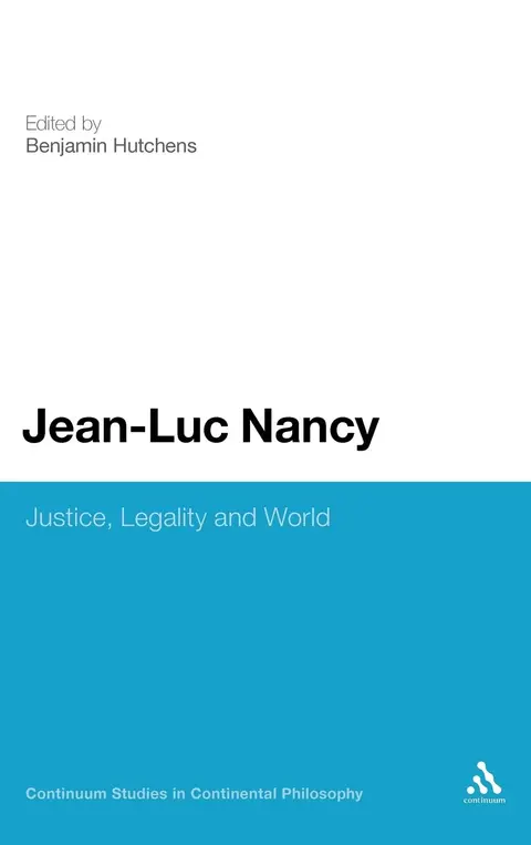 Cover of Jean-Luc Nancy