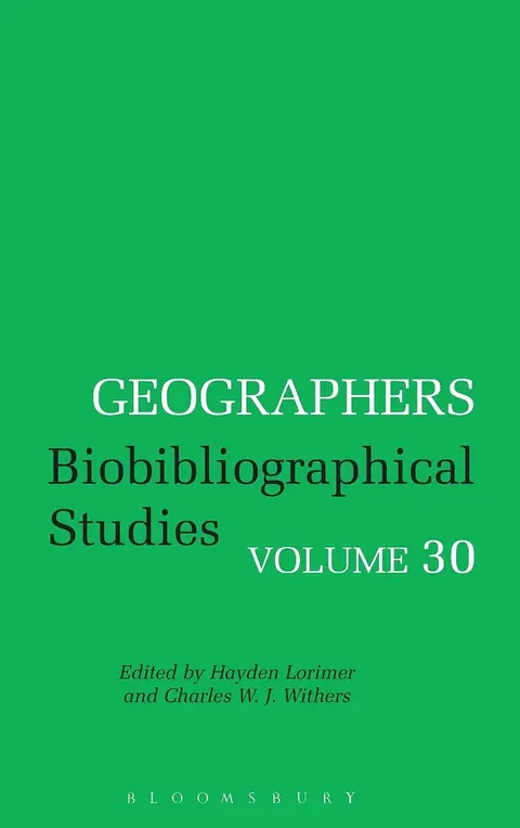 Cover of Geographers - Vol. 30