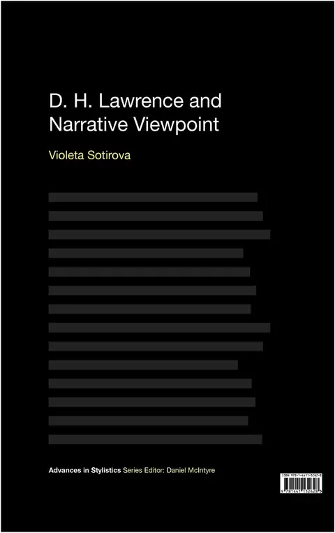 Cover of D.H. Lawrence and Narrative Viewpoint