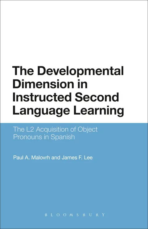 Cover of The Developmental Dimension in Instructed Second Language Learning