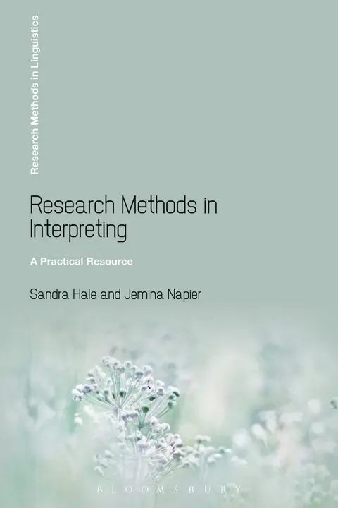 Cover of Research Methods in Interpreting