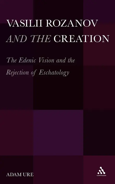 Cover of Vasilii Rozanov and the Creation