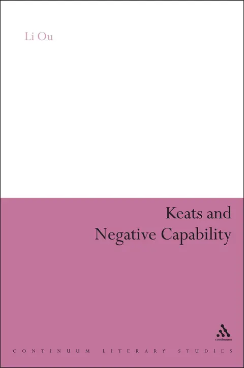 Cover of Keats and Negative Capability