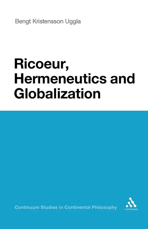 Cover of Ricoeur, Hermeneutics, and Globalization