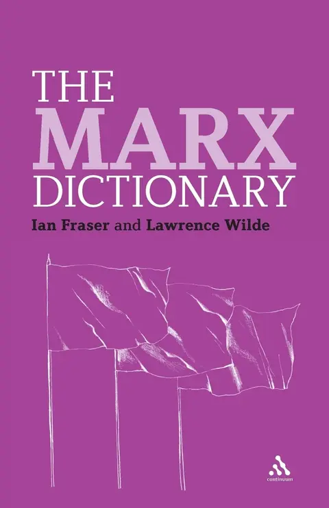 Cover of The Marx Dictionary