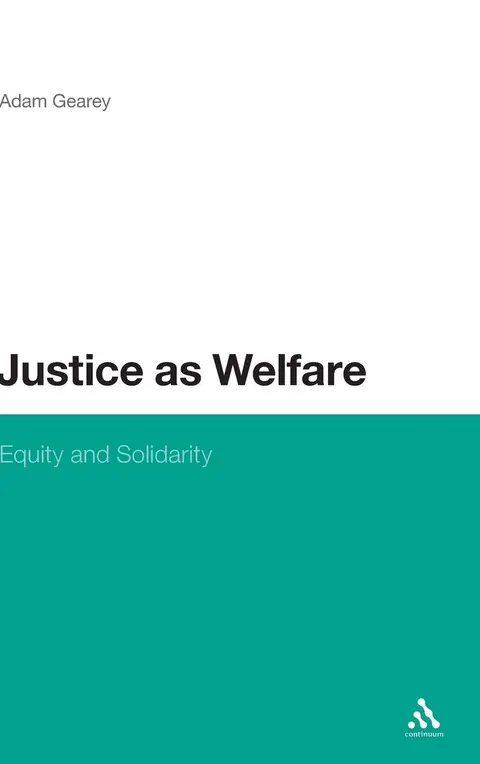 Cover of Justice as Welfare