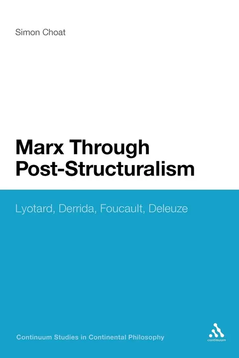 Cover of Marx Through Post-Structuralism