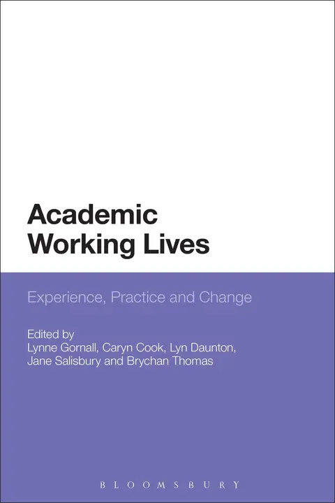 Cover of Academic Working Lives
