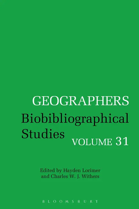 Cover of Geographers