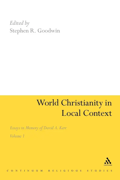 Cover of World Christianity in Local Context