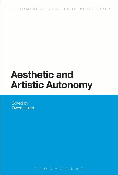 Cover of Aesthetic and Artistic Autonomy