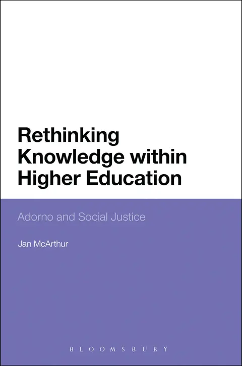 Cover of Rethinking Knowledge within Higher Education