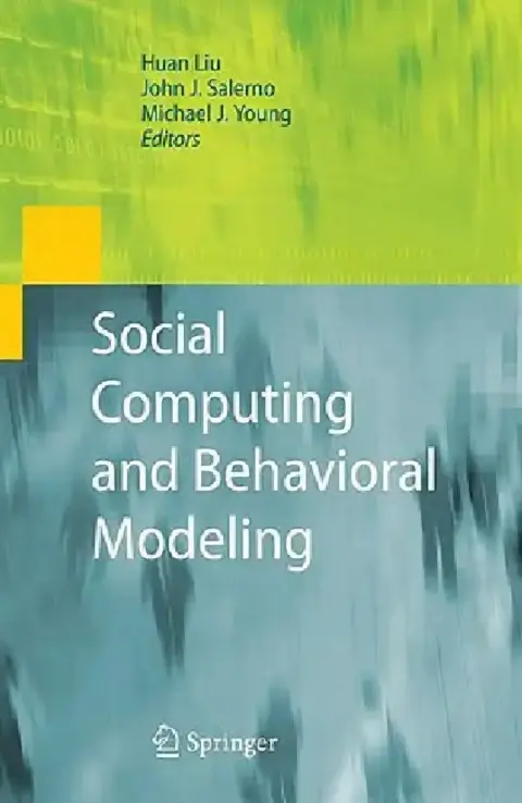 Cover of Social Computing and Behavioral Modeling