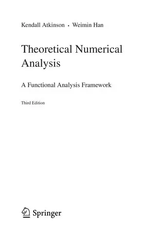 Cover of Theoretical Numerical Analysis