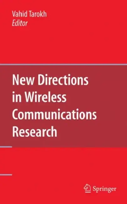 Cover of New Directions in Wireless Communications Research