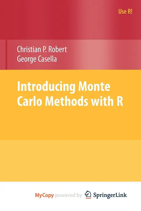Cover of Introducing Monte Carlo Methods with R