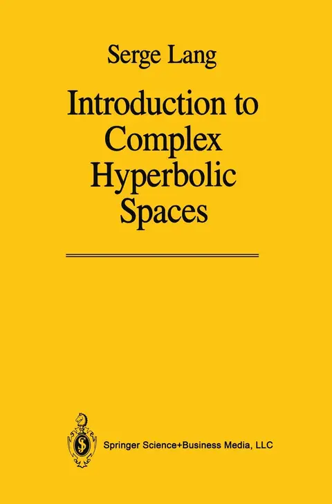 Cover of Introduction to Complex Hyperbolic Spaces