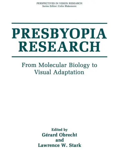 Cover of Presbyopia Research