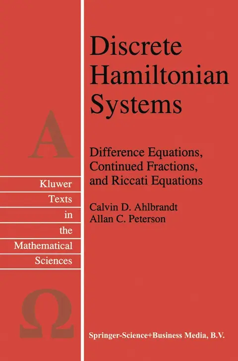 Cover of Discrete Hamiltonian Systems