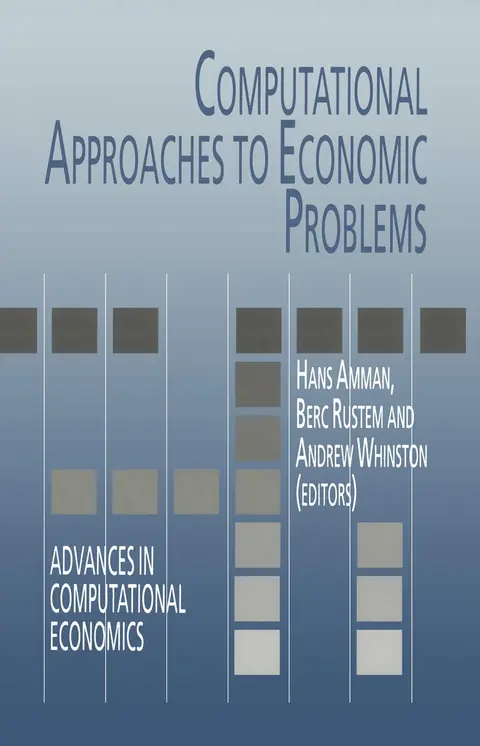 Cover of Computational Approaches to Economic Problems