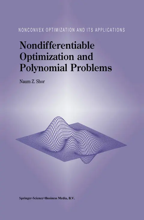 Cover of Nondifferentiable Optimization and Polynomial Problems