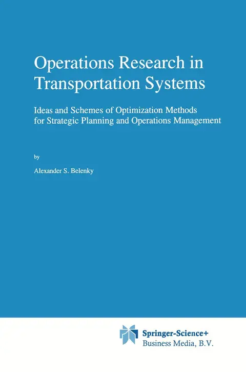 Cover of Operations Research in Transportation Systems
