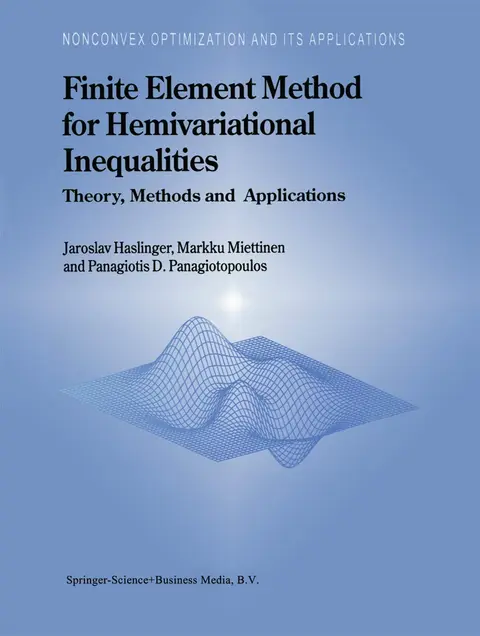 Cover of Finite Element Method for Hemivariational Inequalities