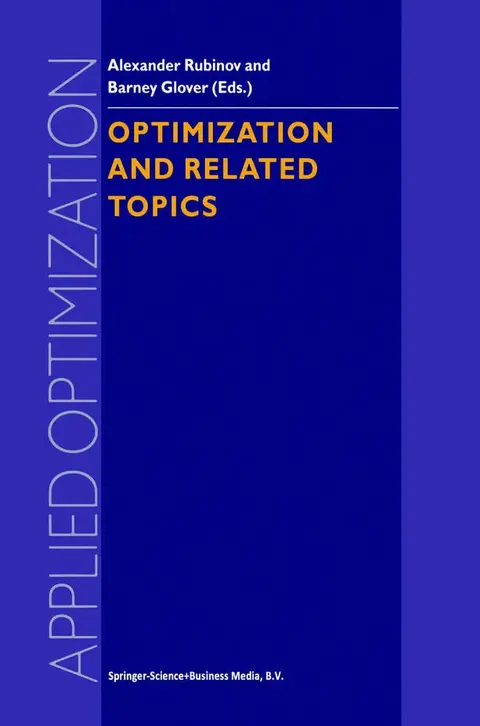 Cover of Optimization and Related Topics